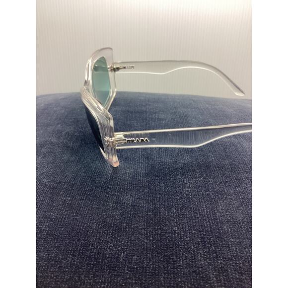 Prada Clear Cat Eye Sunglasses SPR 19M With Case - Picture 5 of 16